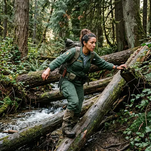 Intense Survival Scenario in Dense Forest