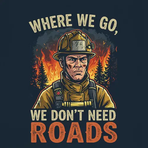 Forest Firefighter Shirt Design