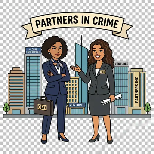 Lady Bosses Partnership in Crime: Multicultural Women in Power