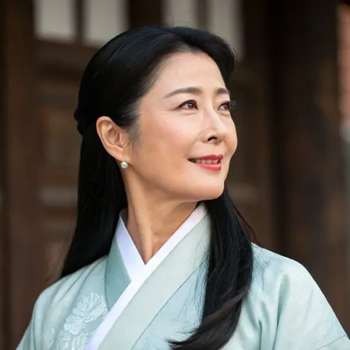 Beautiful 45-Year-Old Korean Woman