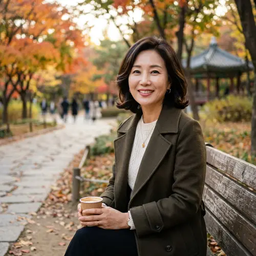 Beautiful 45-Year-Old Korean Woman