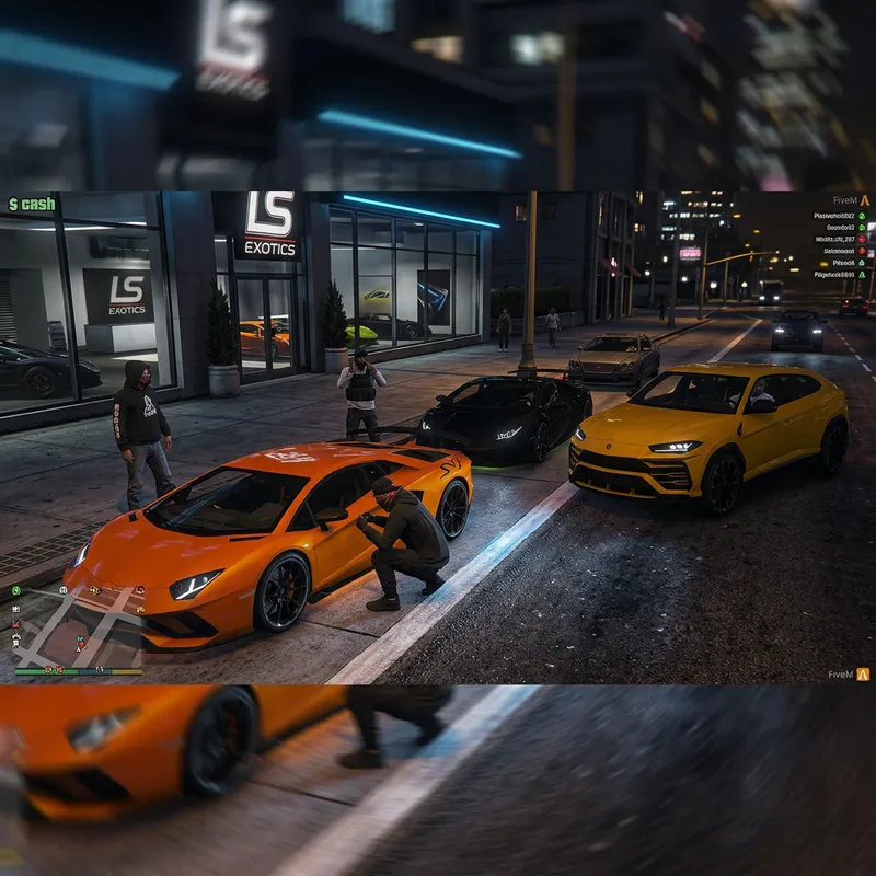 Stealing Lamborghini Supercars in GTA FiveM Tips