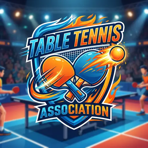 Dynamic Table Tennis Logo Design | Bold & Vibrant