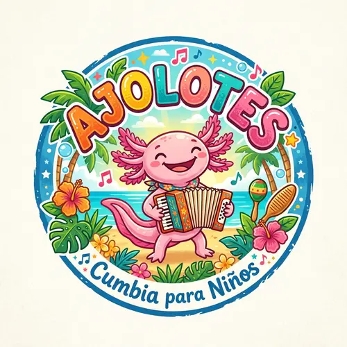 Logo Design for Ajolotes Kids Cumbia Group