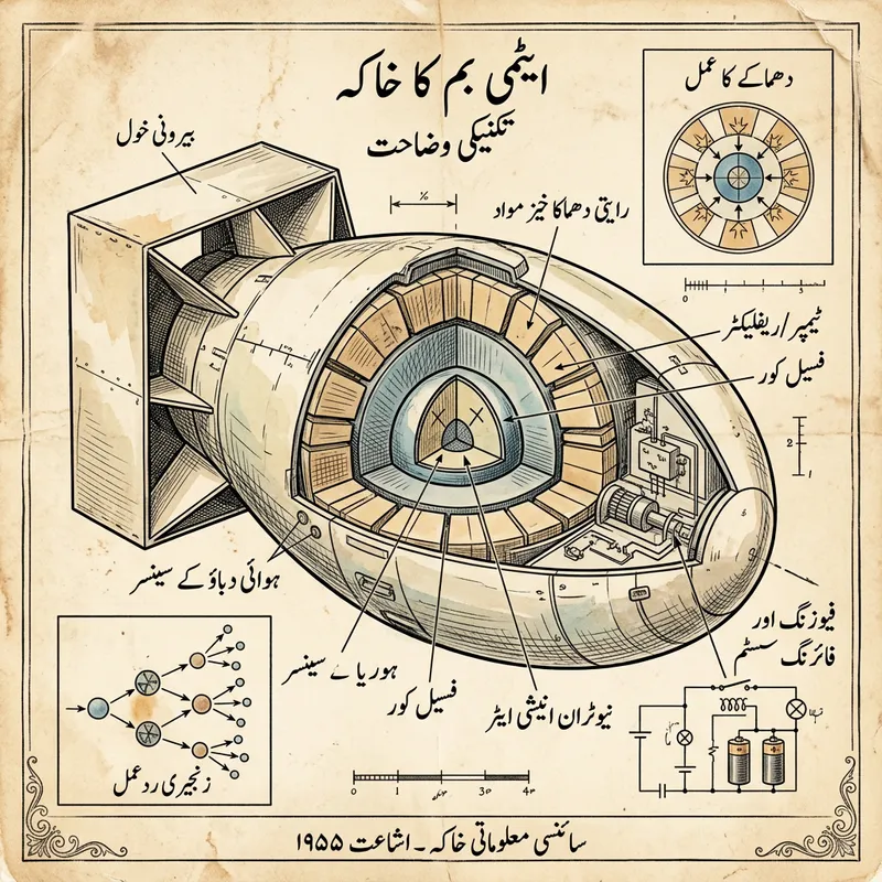 Pakistani Nuclear Bomb Illustration