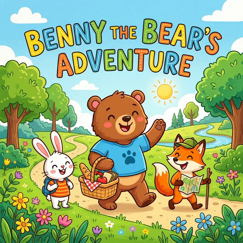 Benny the Bear's Adventure - Kids Book Cover
