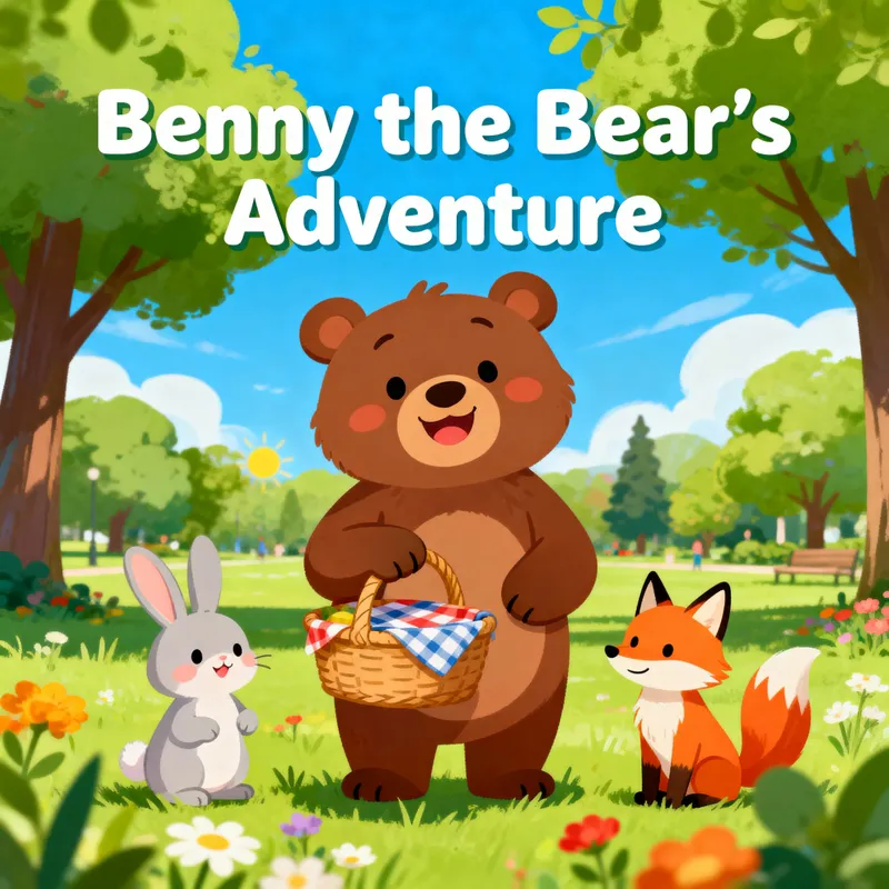 Benny the Bear's Adventure - Kids Book Cover