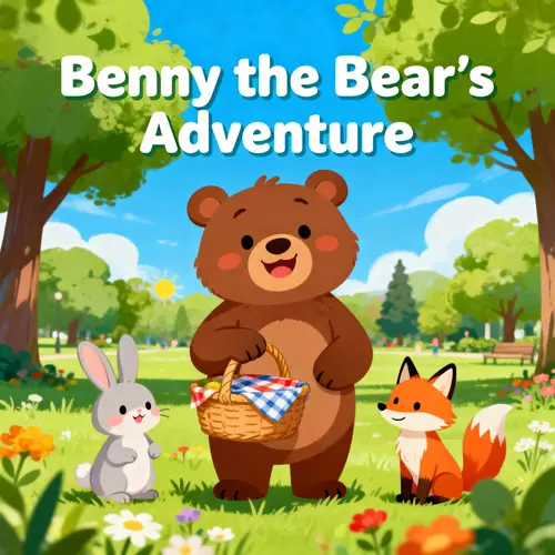 Benny the Bear's Adventure - Kids Book Cover