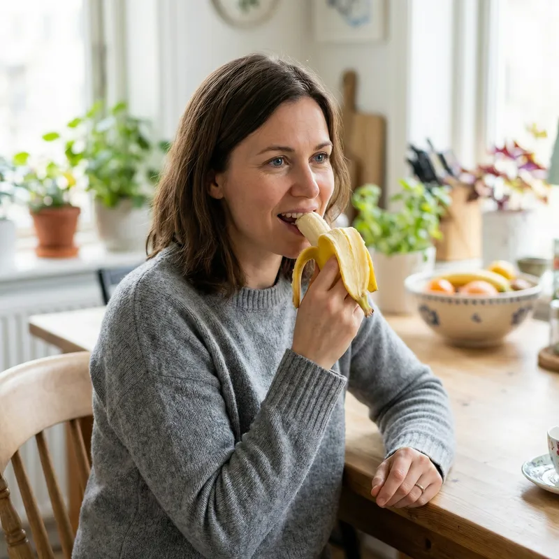 Lana Rhoades Eating Banana: Casual Setting Moment