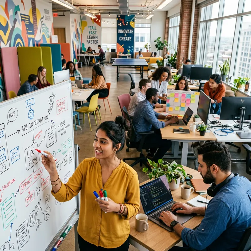 Startup Culture, Vibrant Design