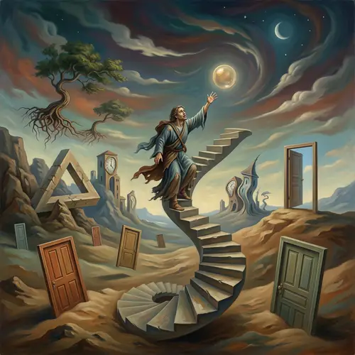 Surrealistic Struggle Art: Portrayal of Impossible Objects