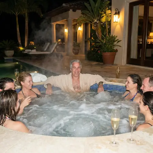Jeffrey Epstein in the Jacuzzi: A Controversial Image