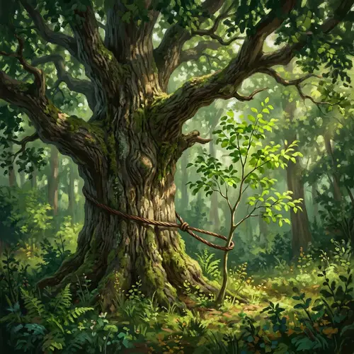 Youthful Growth & Old-World Strength | Digital Painting