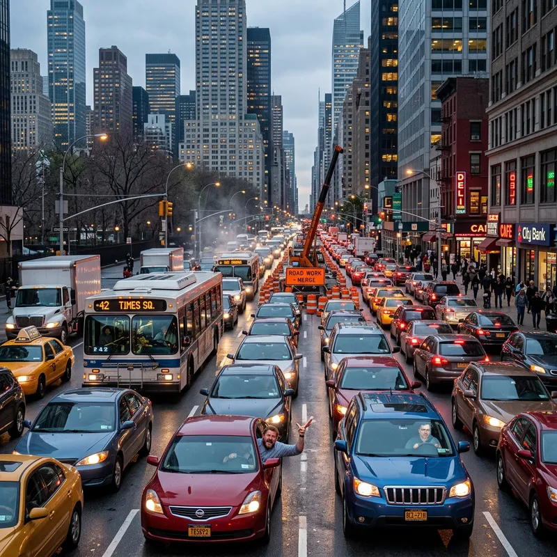 Traffic Bottleneck - Chaos and Frustration in the City Traffic Bottleneck - Chaos and Frustration in the City