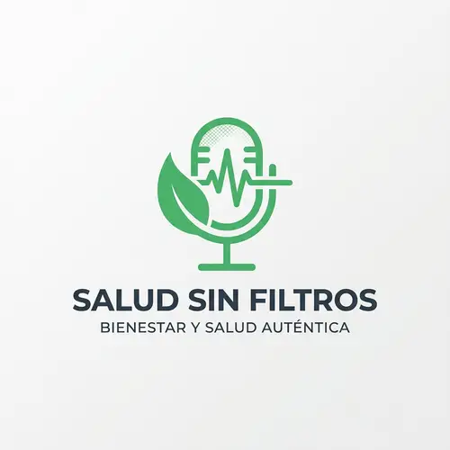 Salud sin Filtros: Modern Podcast Logo Design