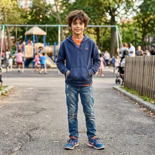 Meet Mateo: 9-Year-Old Hispanic Boy with Dark Brown Hair and Hazel Eyes