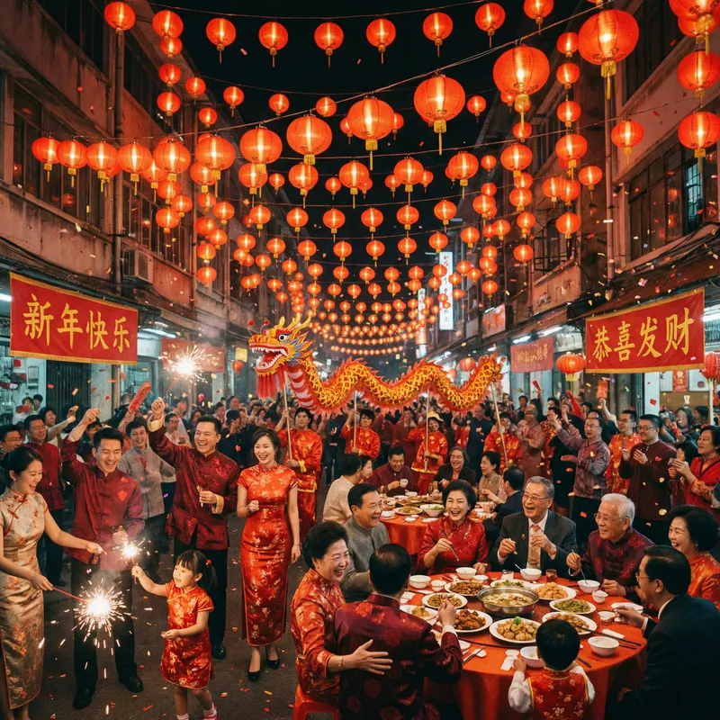 Celebrate Chinese New Year with Colorful Festivities