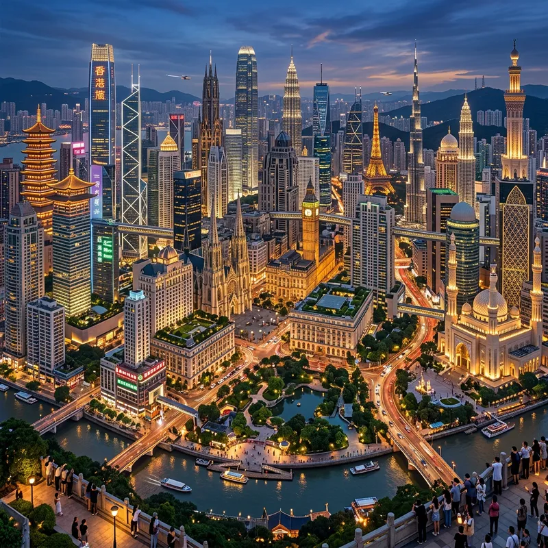 Ultra-compact City Skyscrapers | Urban Architectural Marvels