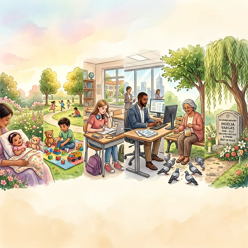 Human Life Journey: From Birth to Old Age Exploration