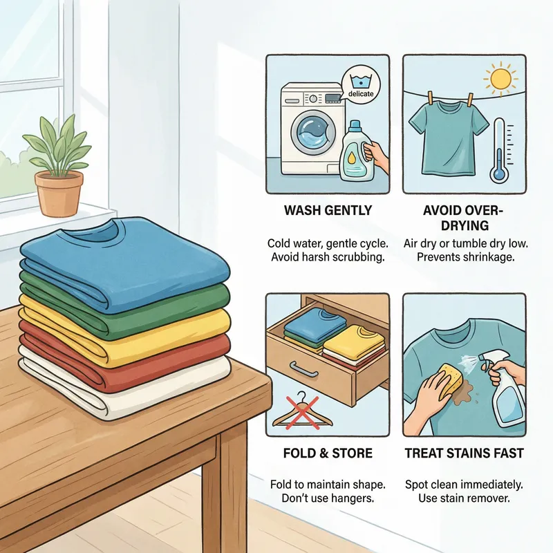 Tips to Preserve Your T-Shirts: Simple Techniques