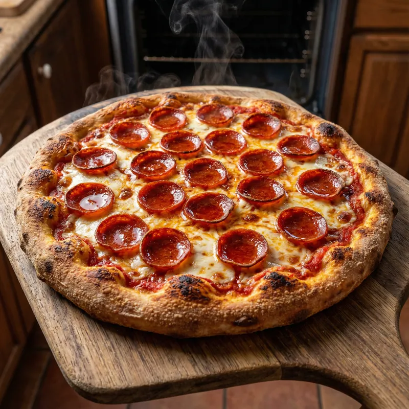 Realistic Pepperoni Pizza | Delicious Crust, Melting Cheese