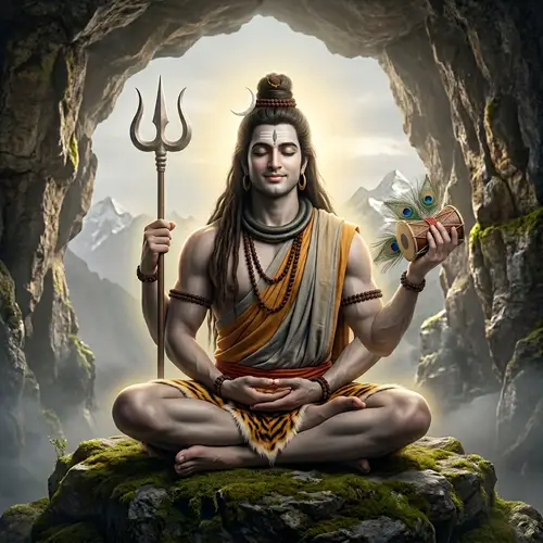 Lord Shiva: Serene Deity of Tranquility and Power