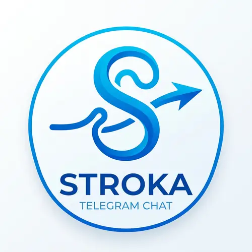 Stroka Telegram Chat Logo Design