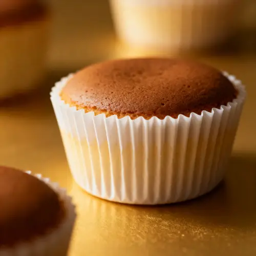Cup-Shaped Dessert: White and Brown Delight