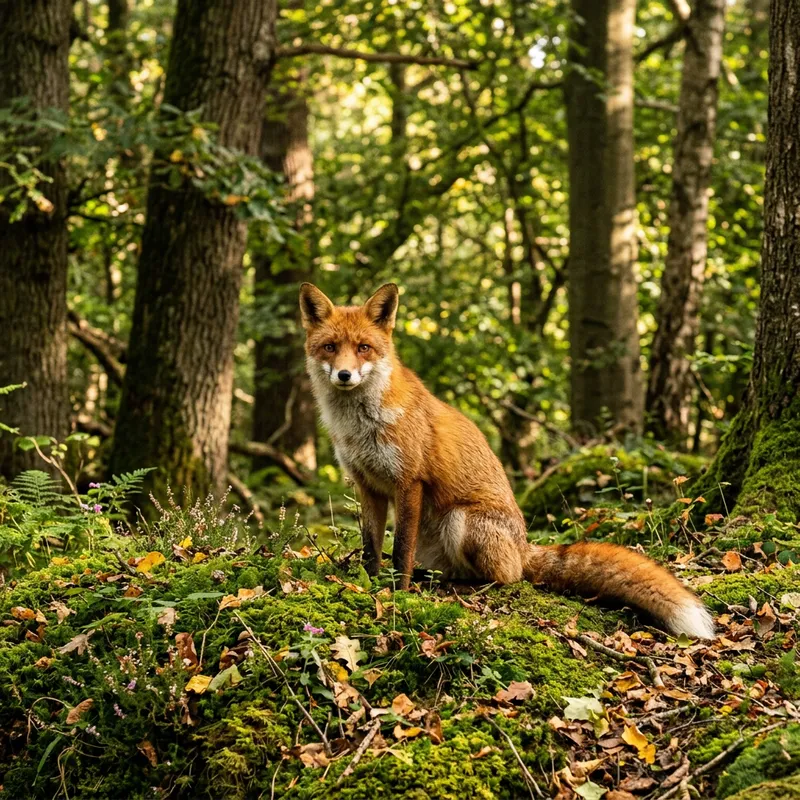 Majestic Fox in its Natural Habitat