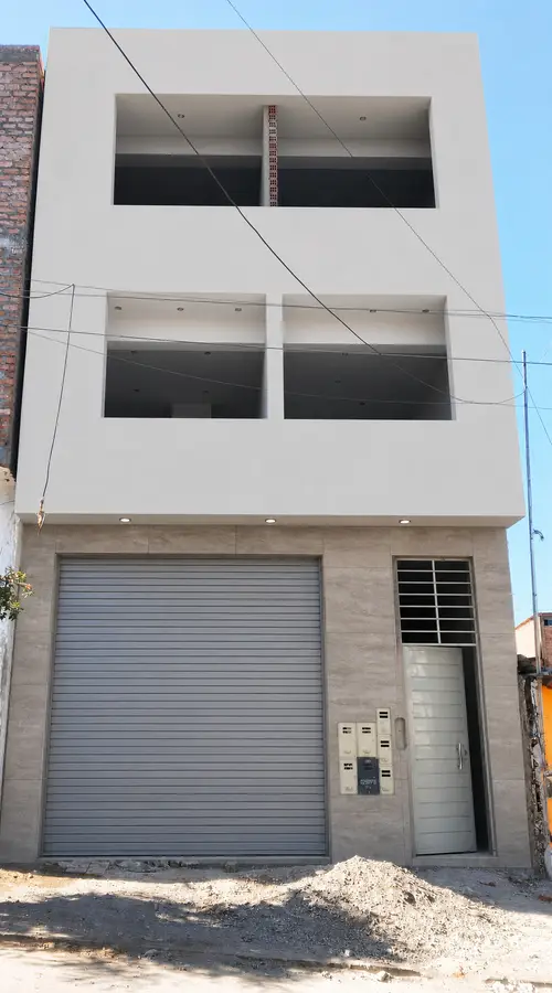 Modern Business Facade with Stylish Porcelain Finish