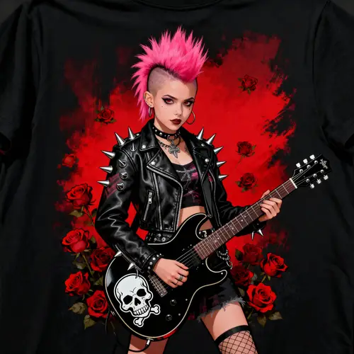 Punk Rock T-Shirts for Girls | Unique Styles