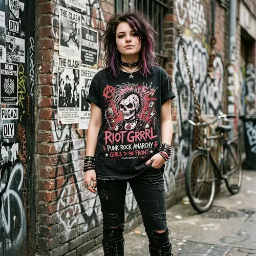 Punk Rock T-Shirts for Girls | Unique Styles