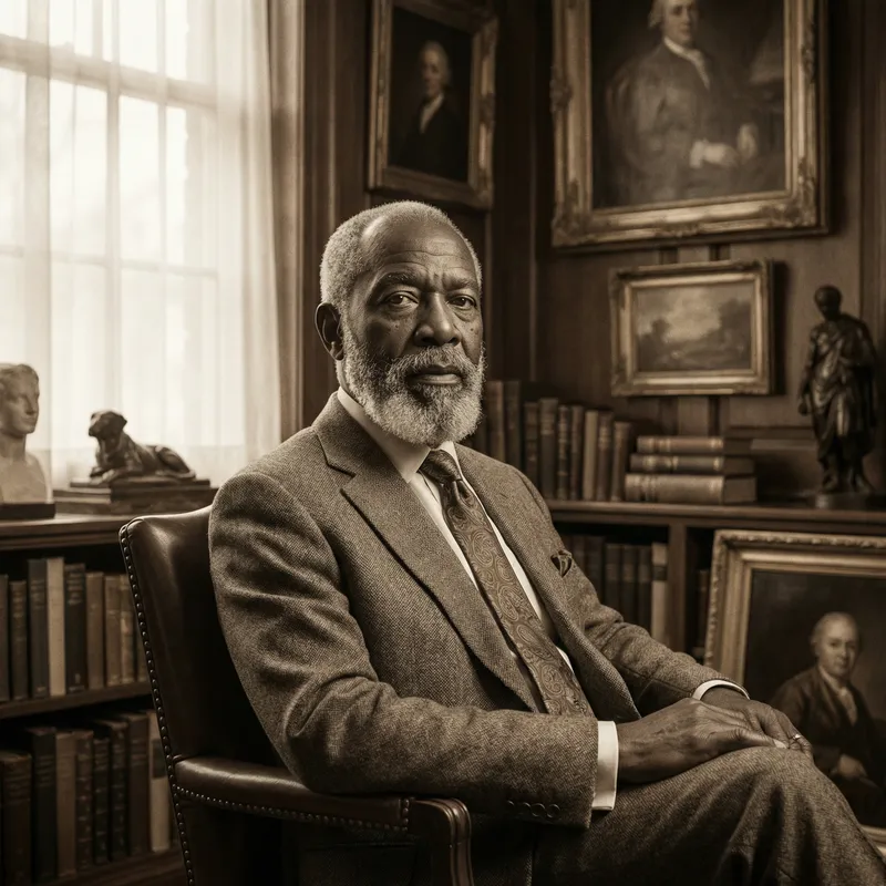 Old Money Black Man Fine Art Portrait