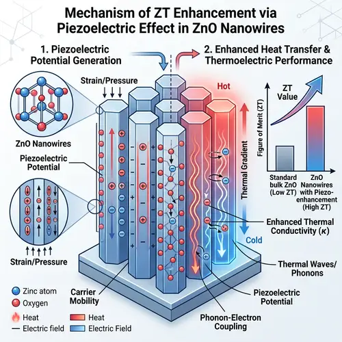 Enhancing Thermal Conductivity with ZnO Piezoelectric Properties