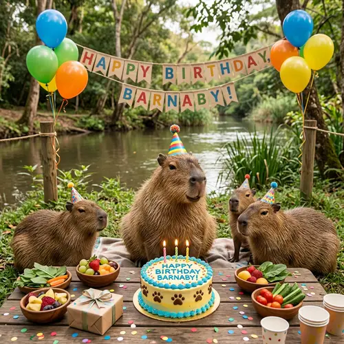 Capybara Birthday Celebration Ideas