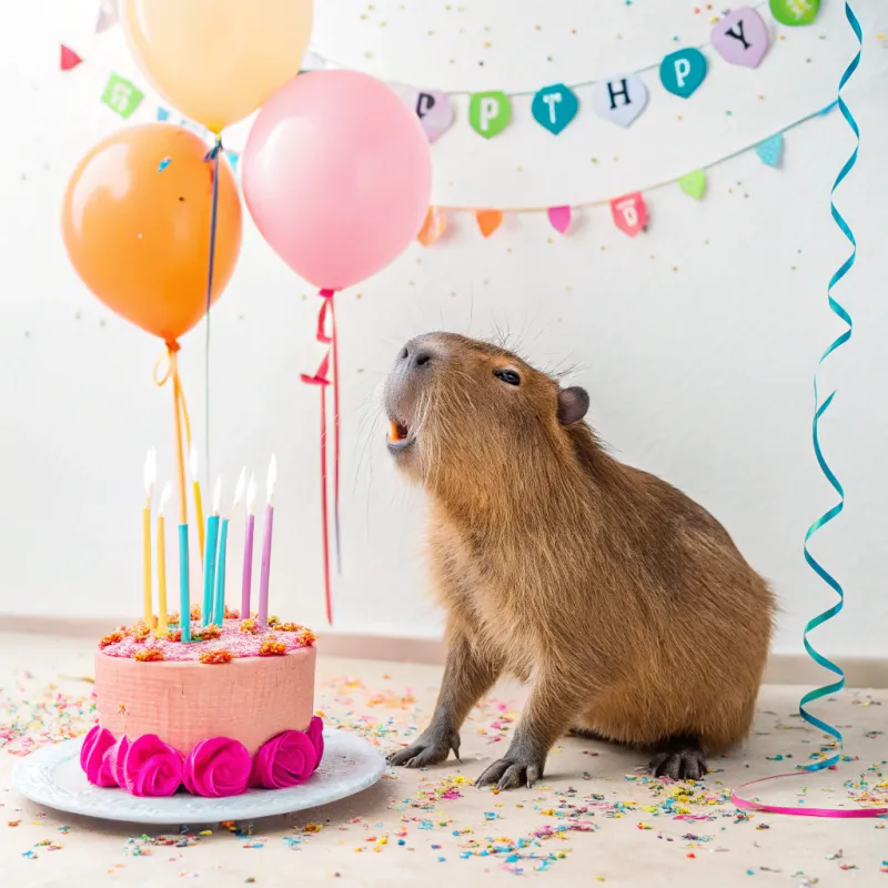 Capybara Birthday Celebration Ideas