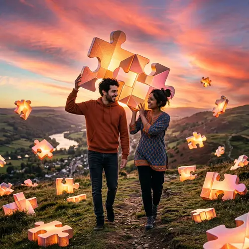 Teamwork and Diversity: Balancing Giant 3D Puzzle Piece