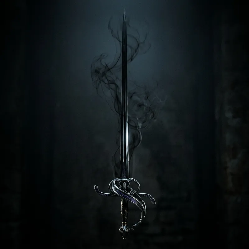 Cursed Rapier: Elegance Meets Ominous Mystery