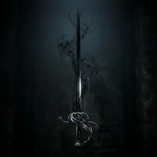 Cursed Rapier: Elegance Meets Ominous Mystery