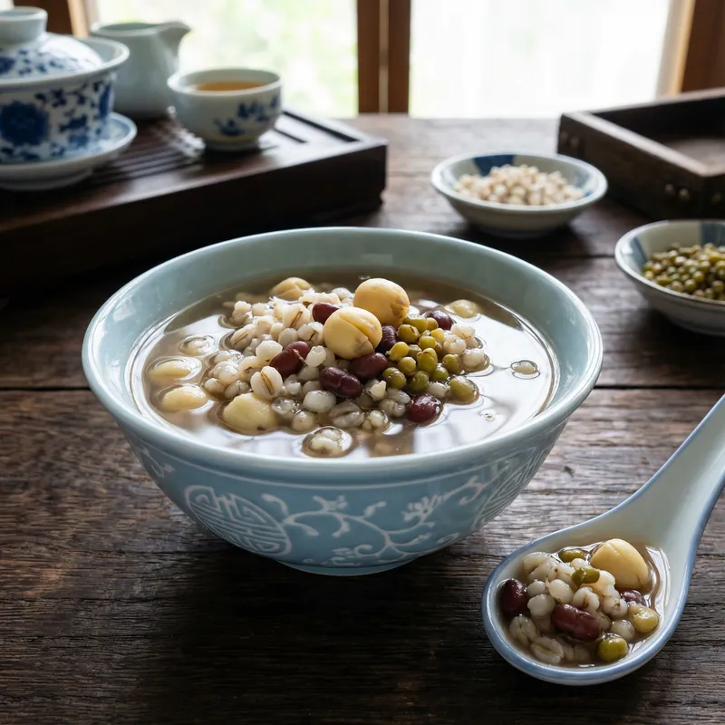 Delicious Four Fruits Soup Recipe - Asian Inspired