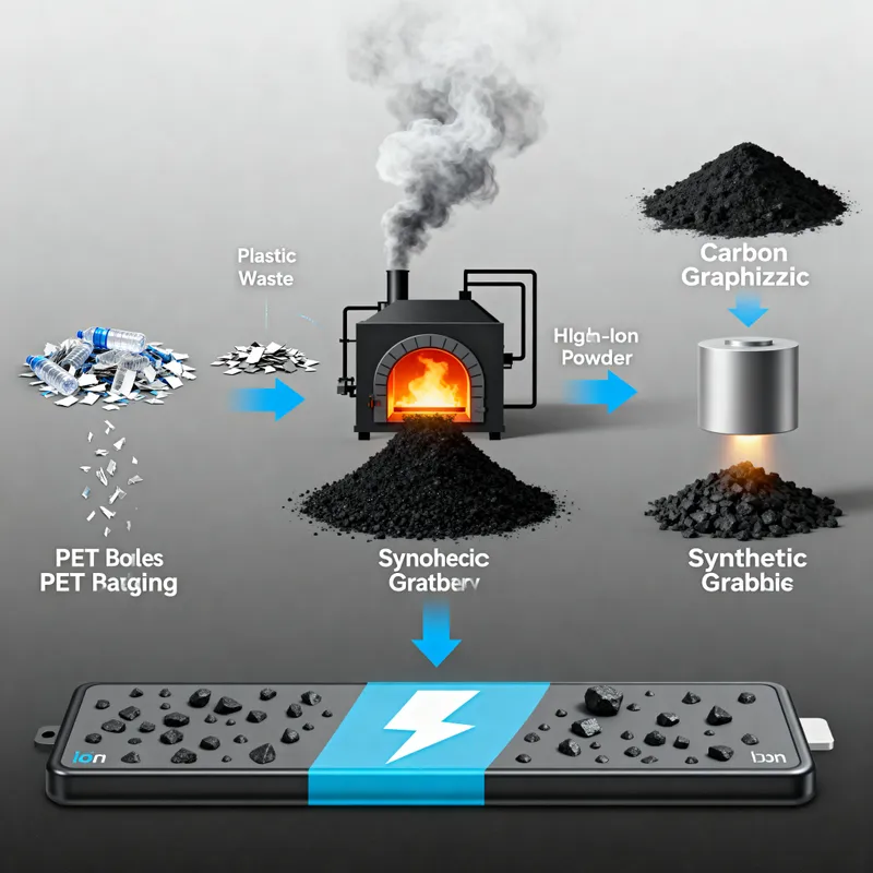 Transform Plastic Waste into Synthetic Graphite