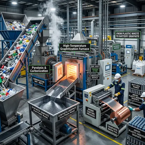 Transform Plastic Waste into Synthetic Graphite