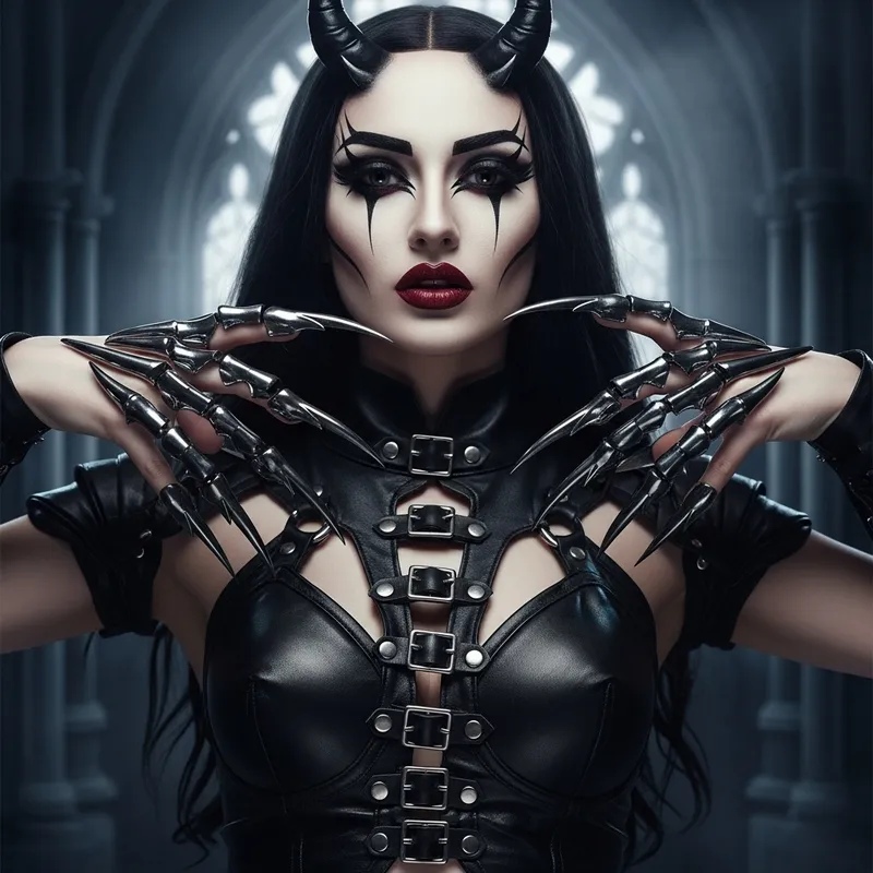 Gothic Makeup and Beauty: Embrace the Devil Girl Look