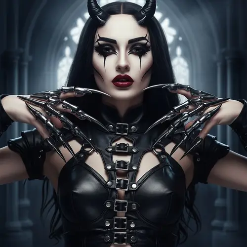 Gothic Makeup and Beauty: Embrace the Devil Girl Look