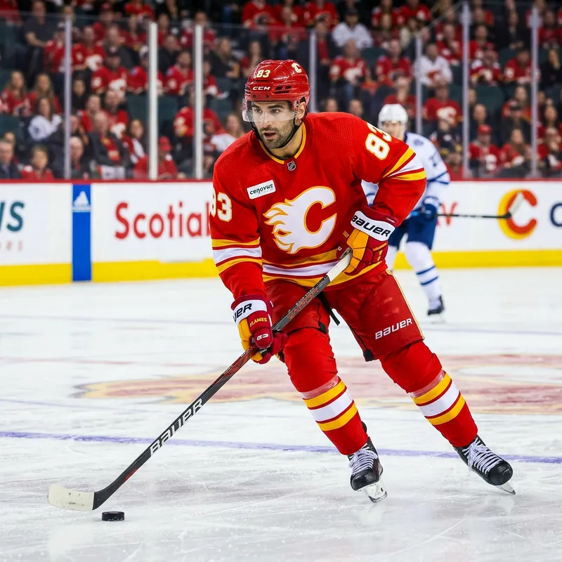 Calgary Flames Hockey Player - Jersey Number 83 Calgary Flames Hockey Player - Jersey Number 83