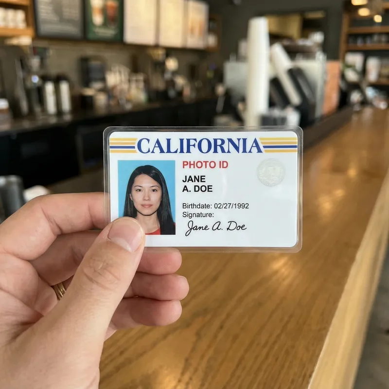 Holding My ID - Personal Identification Showcase