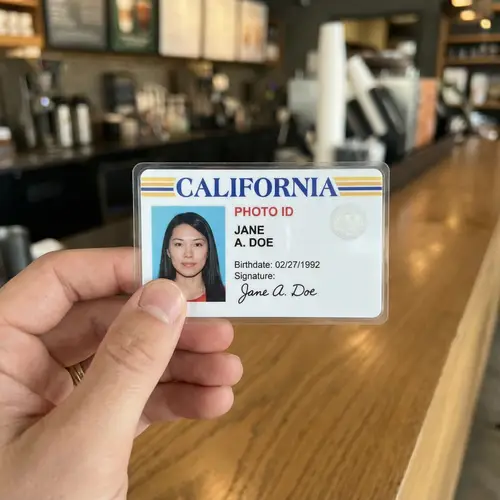 Holding My ID - Personal Identification Showcase