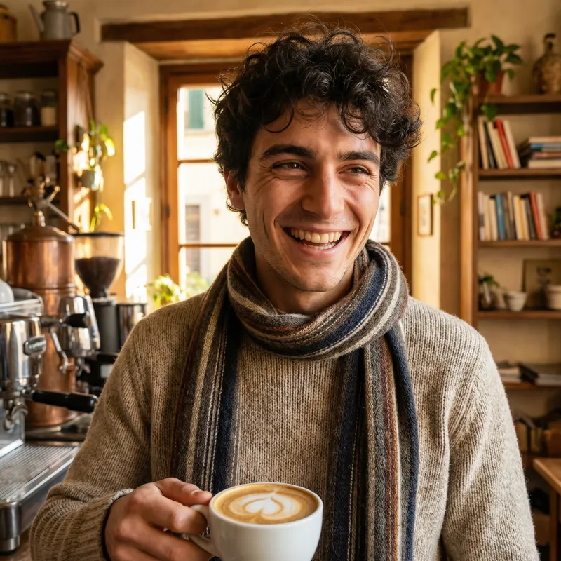 Charming Nico: A Cappuccino in Florence Charming Nico: A Cappuccino in Florence