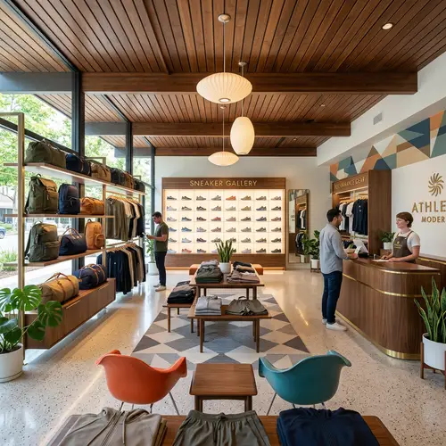 Mid-Century Modern Sport Bags & Sneakers Store