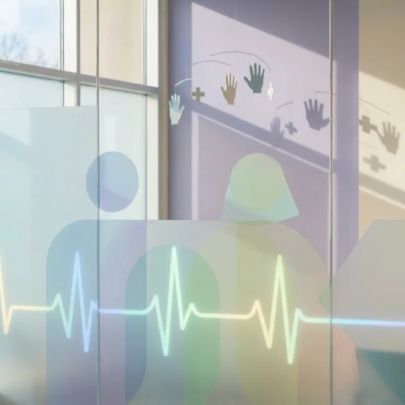 Abstract Patients in Serene Hospital Environment Abstract Patients in Serene Hospital Environment